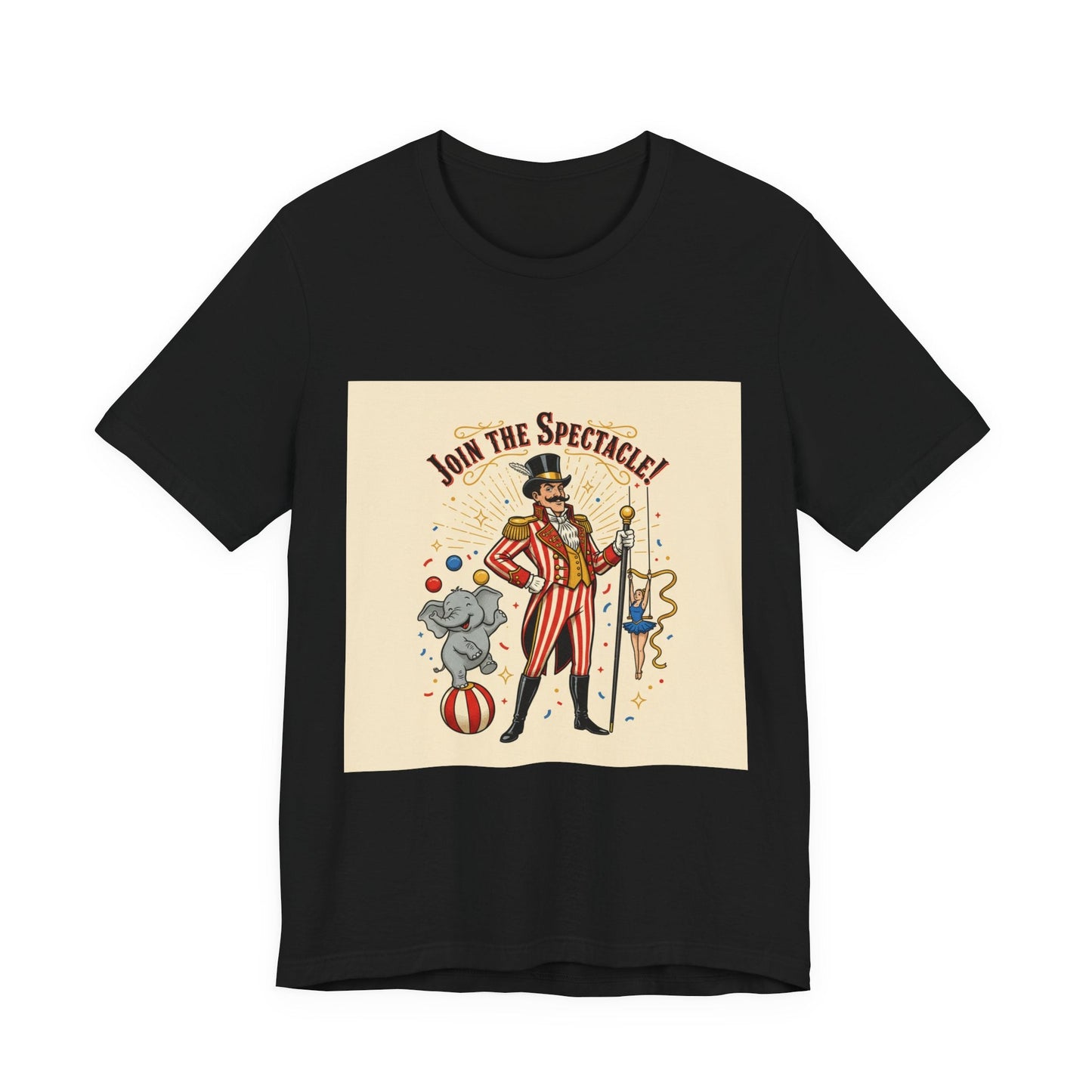 Vintage Circus Ringmaster Tee | vintage carnival design, big top shirt