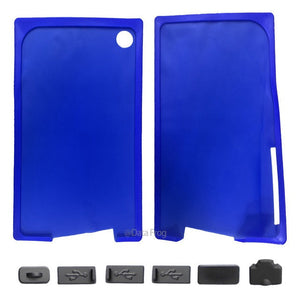 Blue silicone cover+dust plug included