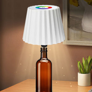 Pleated White Built-in (RGB)
