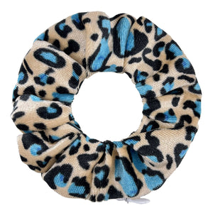 Blue leopard print