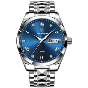 985 Silver Shell Blue Face