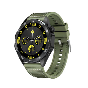Black machine green nylon