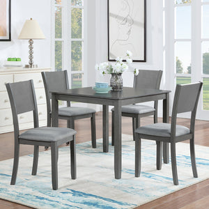 Gray+Acacia Wood+Dining Room