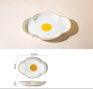 10 inch four leaf fish plate