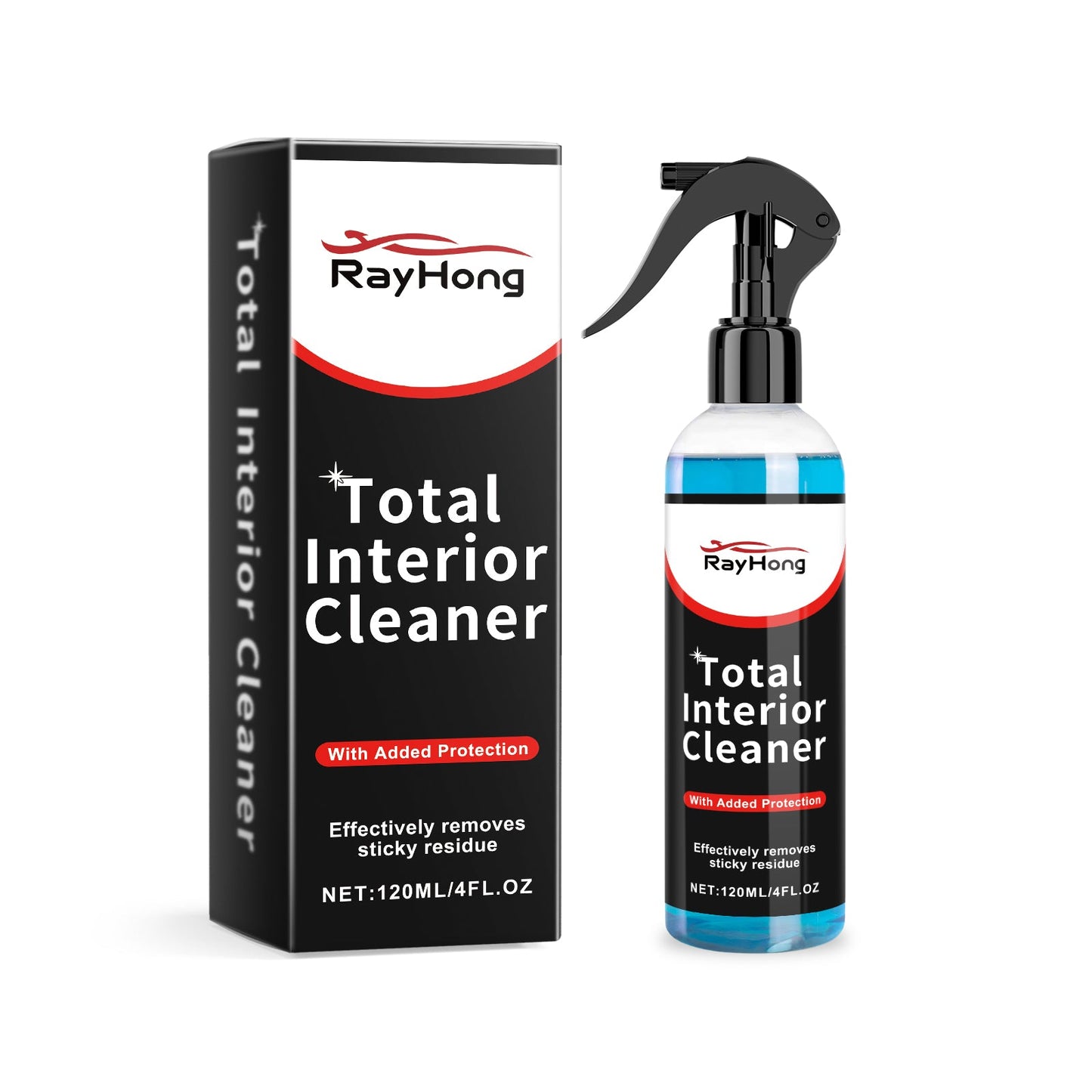 Car Interior Cleaner, Interior Cleaning Refurbished Leather Fabric Plastic Cleaner