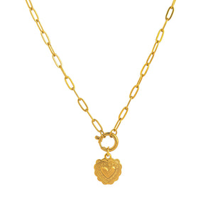 E Love Heart Pendant