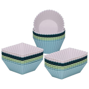 Square Rectangle Round 24 Piece Set