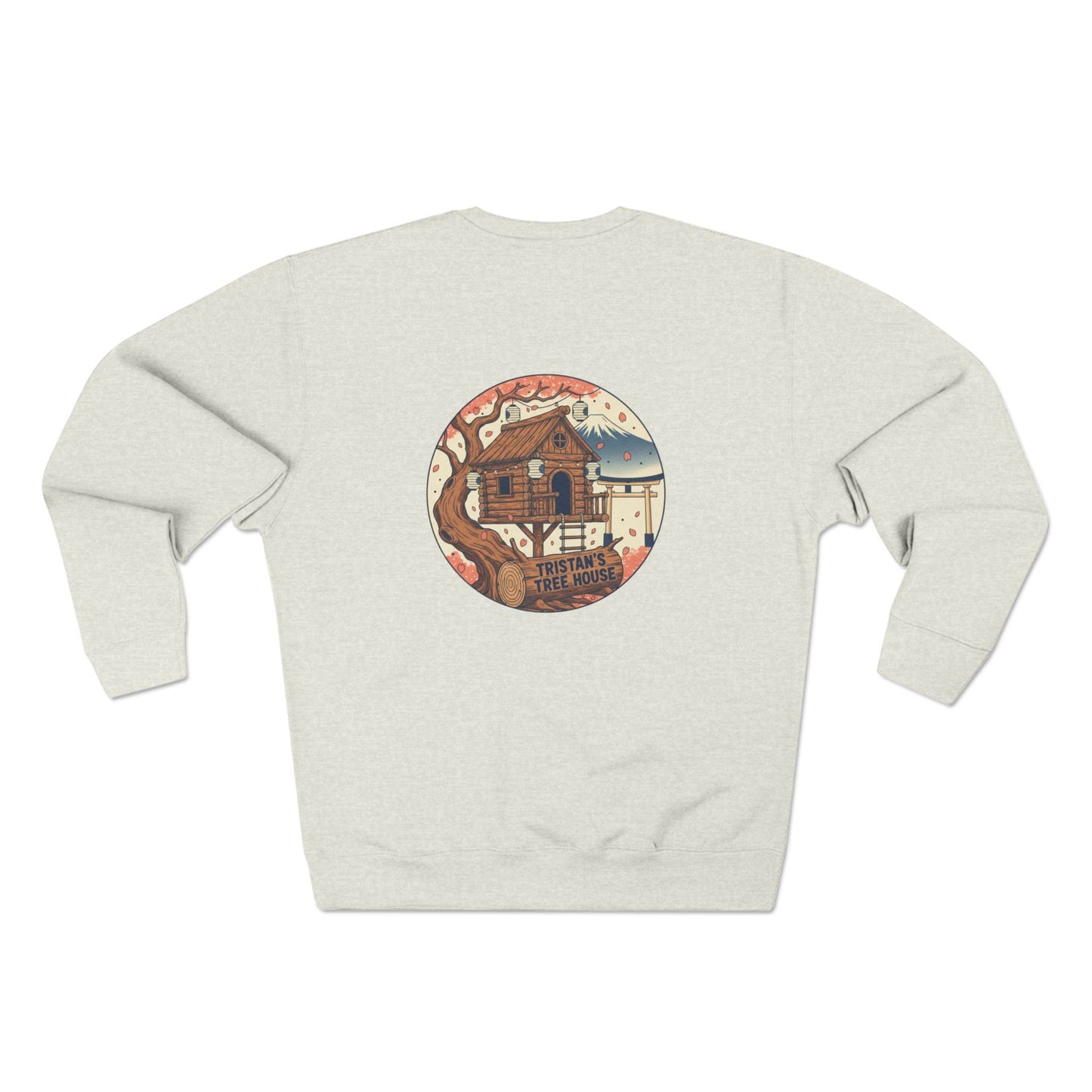 Curage Is a Universal Language Crewneck Sweatshirt — Teistan’s Tree House Back Patch