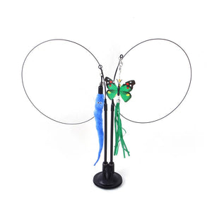 B18410 Green Butterfly+Blue Caterpillar
