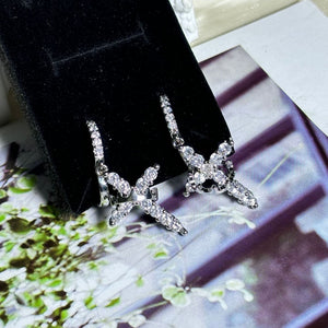 Silver earrings