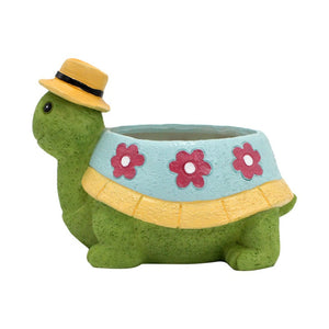 Turtle flowerpot
