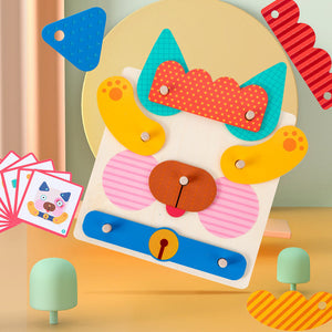 Jigsaw blocks and puzzle boards