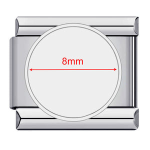 Silver Base Round 8mm-J162-1