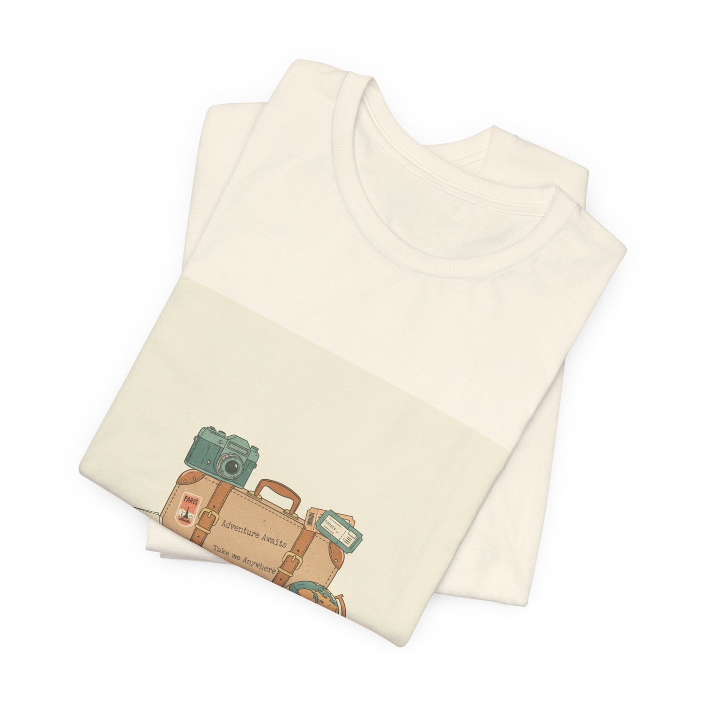 Vintage Travel Postcard tee | passport stamp, wanderlust design