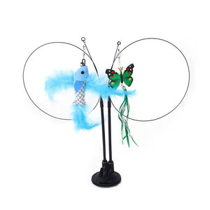 B18410 Blue Flying Fish+Green Butterfly