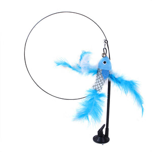 B18407 Single Rod Blue Flying Fish