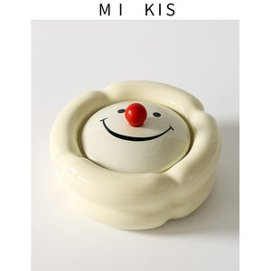 Milk White  +Red bead