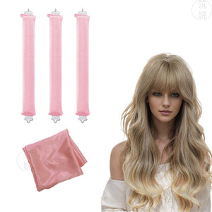 70cm scarf + 3 pieces set - pink