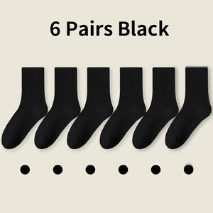 6 Pairs black