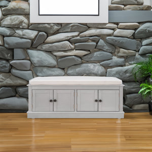 Gray Wash + Solid Wood