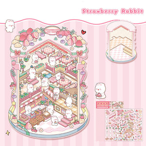 Strawberry Rabbit Cake Shop