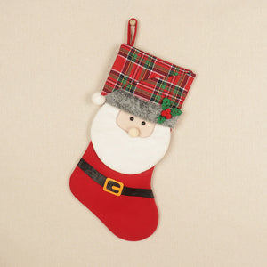 Old Man Christmas Socks