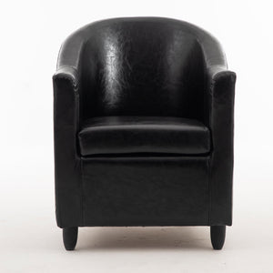 Black leather