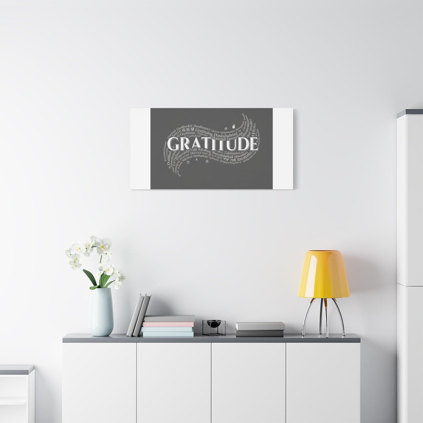 Gratitude Wall Art Matte Canvas | Tiny Treats, sweet uplifting print