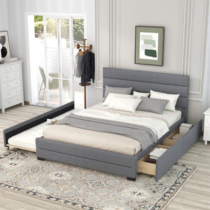 Grey + Upholstered