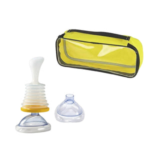 Yellow [Including adult/child mask] with travel bag