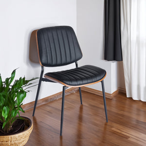 Black PU + PU Leather + Foam