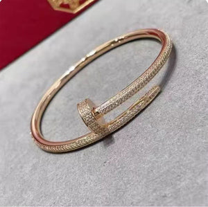 Coarse Version 【Half Halo Diamond】 Rose Gold