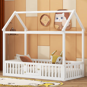 White + Pine + Bedroom + Twin