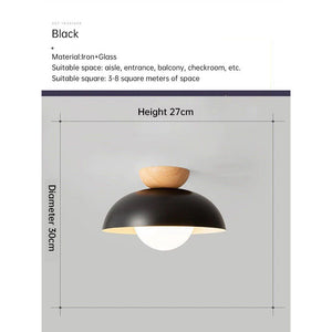 Cream Black Wood Grain Aisle L