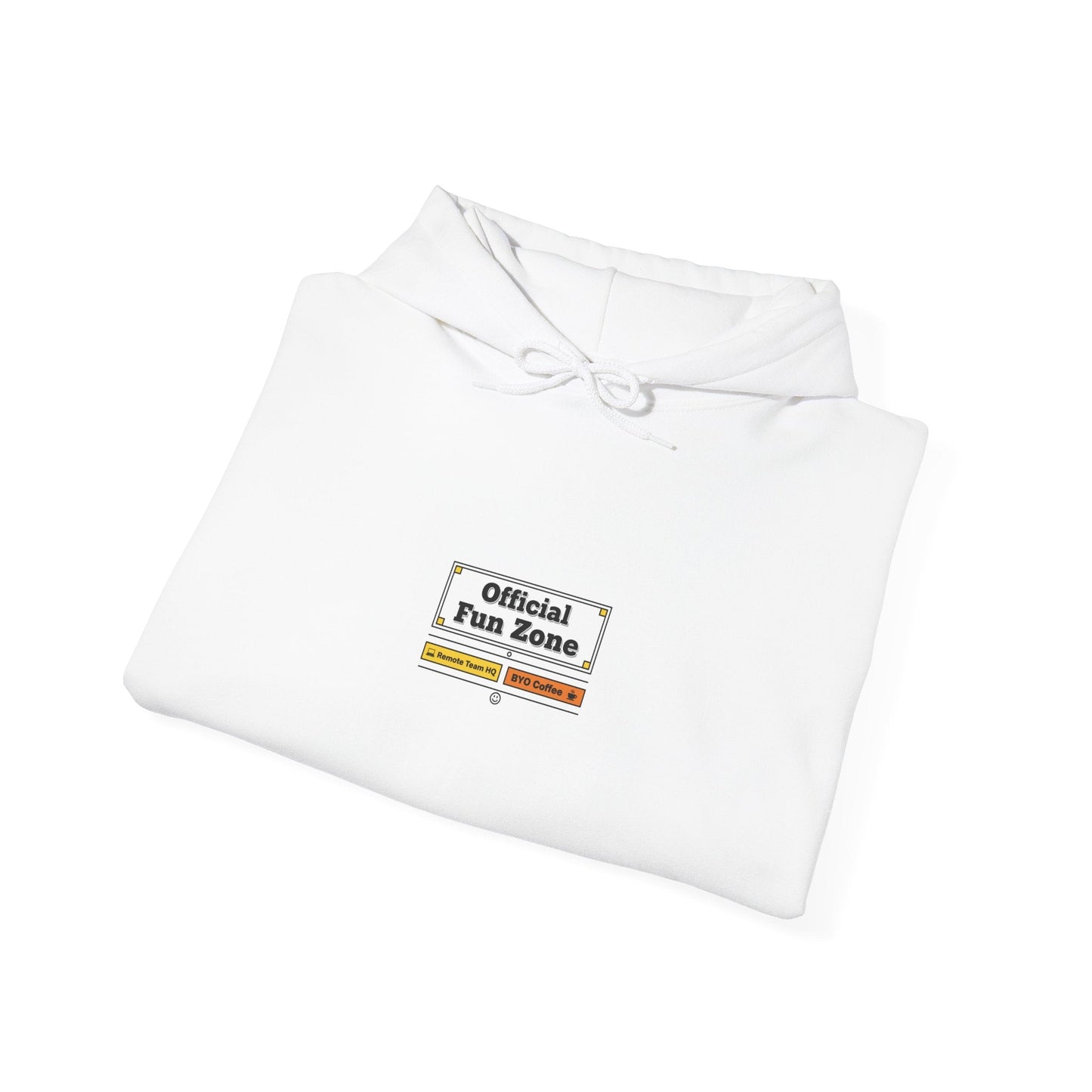 Office Sign Parody “Official Fun Zone” Hoodie | workplace humor, notice label