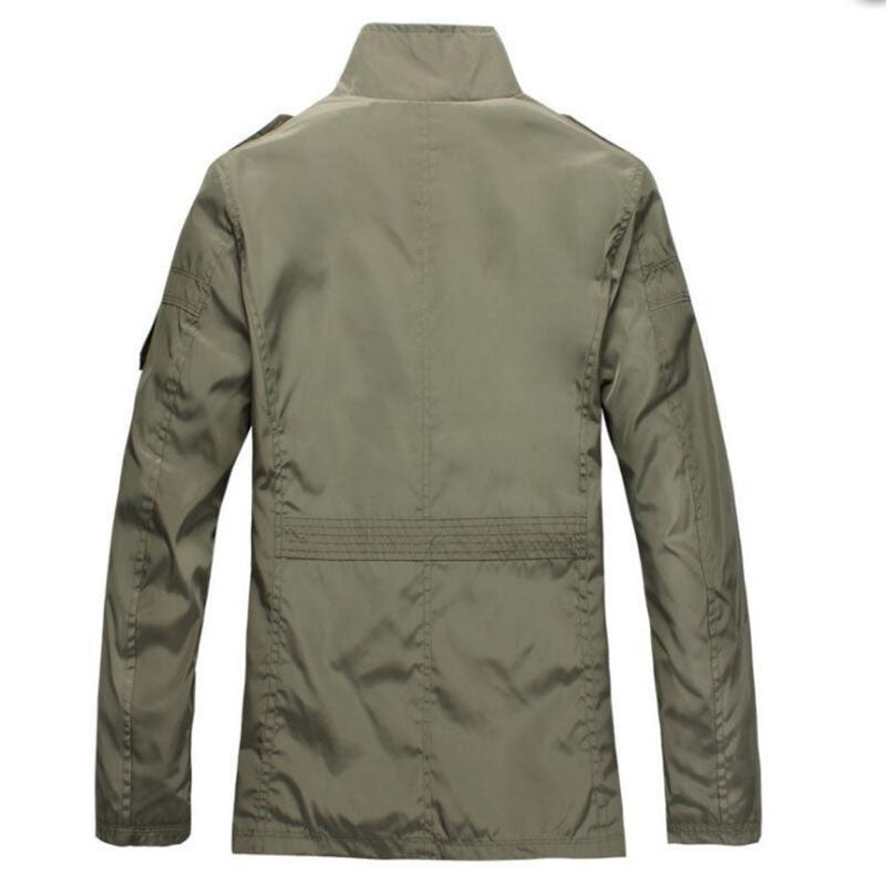 Plus size men's trench coat