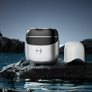 silvery white