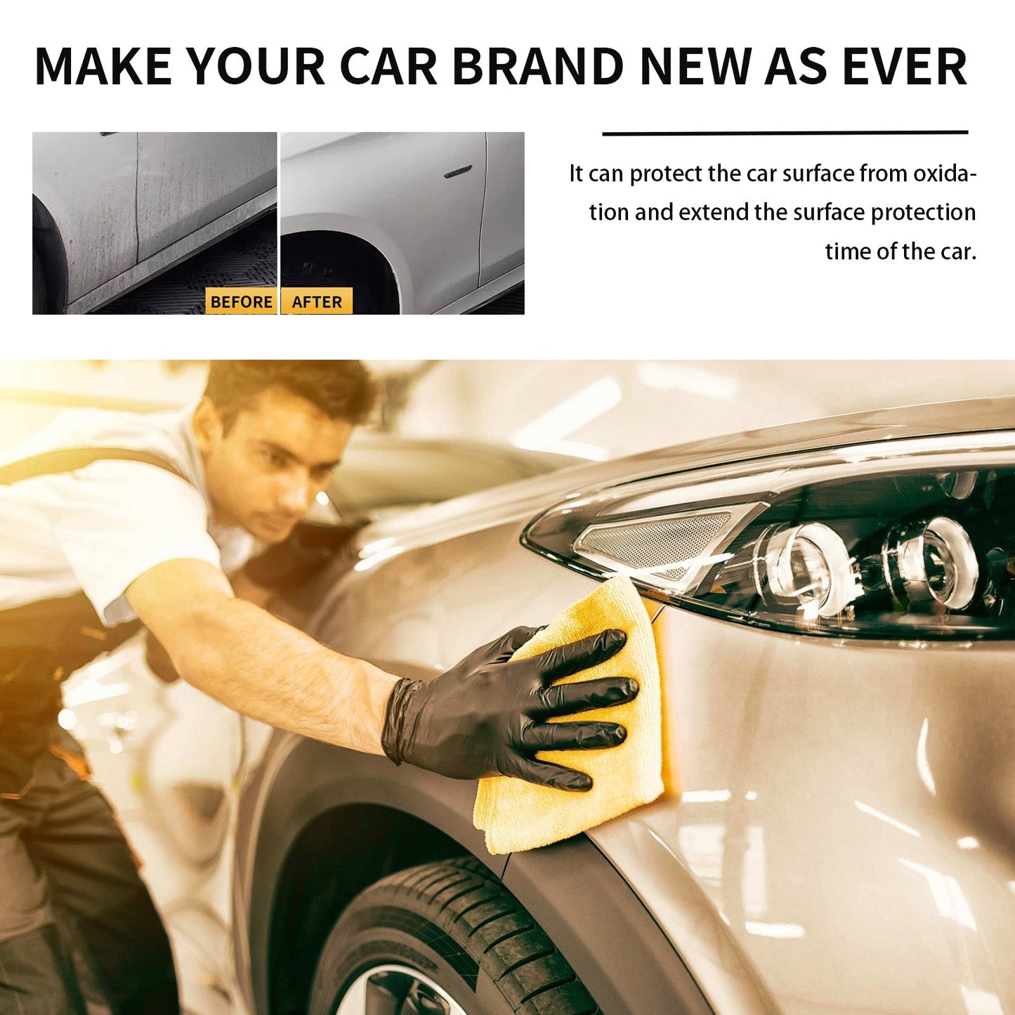 Wash Coating Detailer, Decontamination Refurbishment Maintenance Brightening Multi-Purpose Cleaning And Care Agent