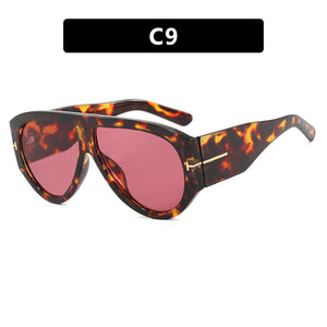 Leopard print purple red