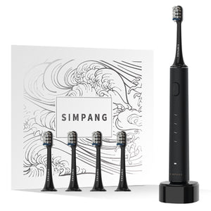 Night Black - Inductive Wireless Charging - 4 Brush Heads Gift Box