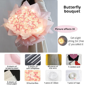 33 butterflies --Pink