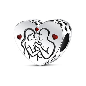 heart-shaped bead string