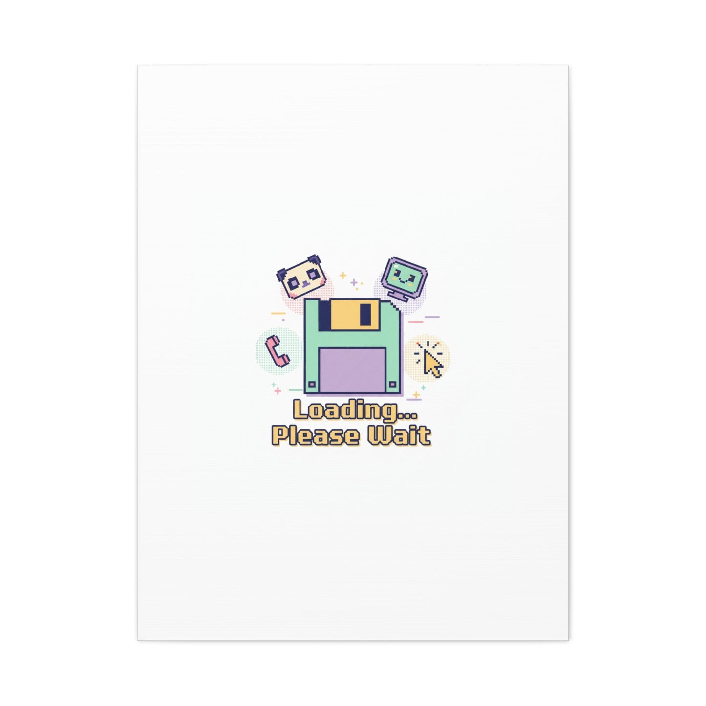 Loading Please Wait Canvas | Old Internet Aesthetic, 90s Web Nostalgia