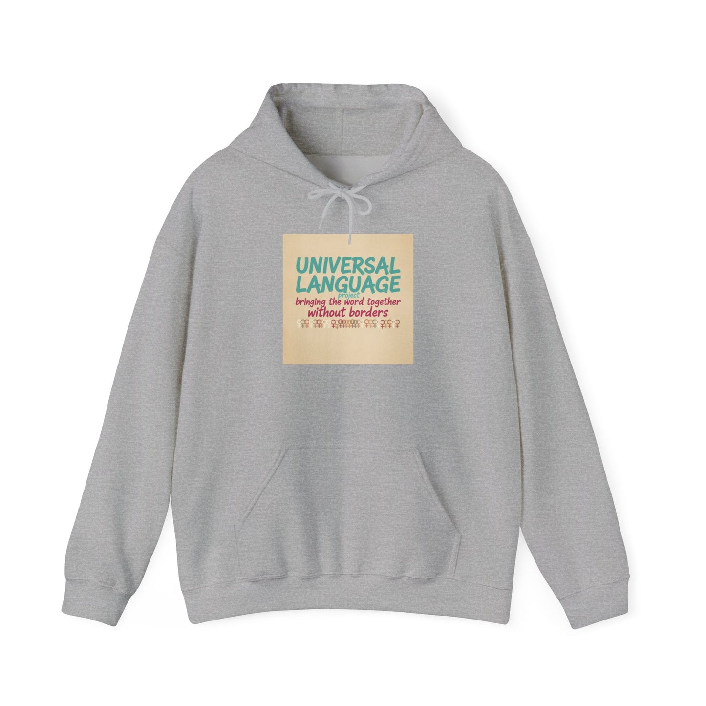 Universal Language Hoodie | empowerment slogan, feminist apparel