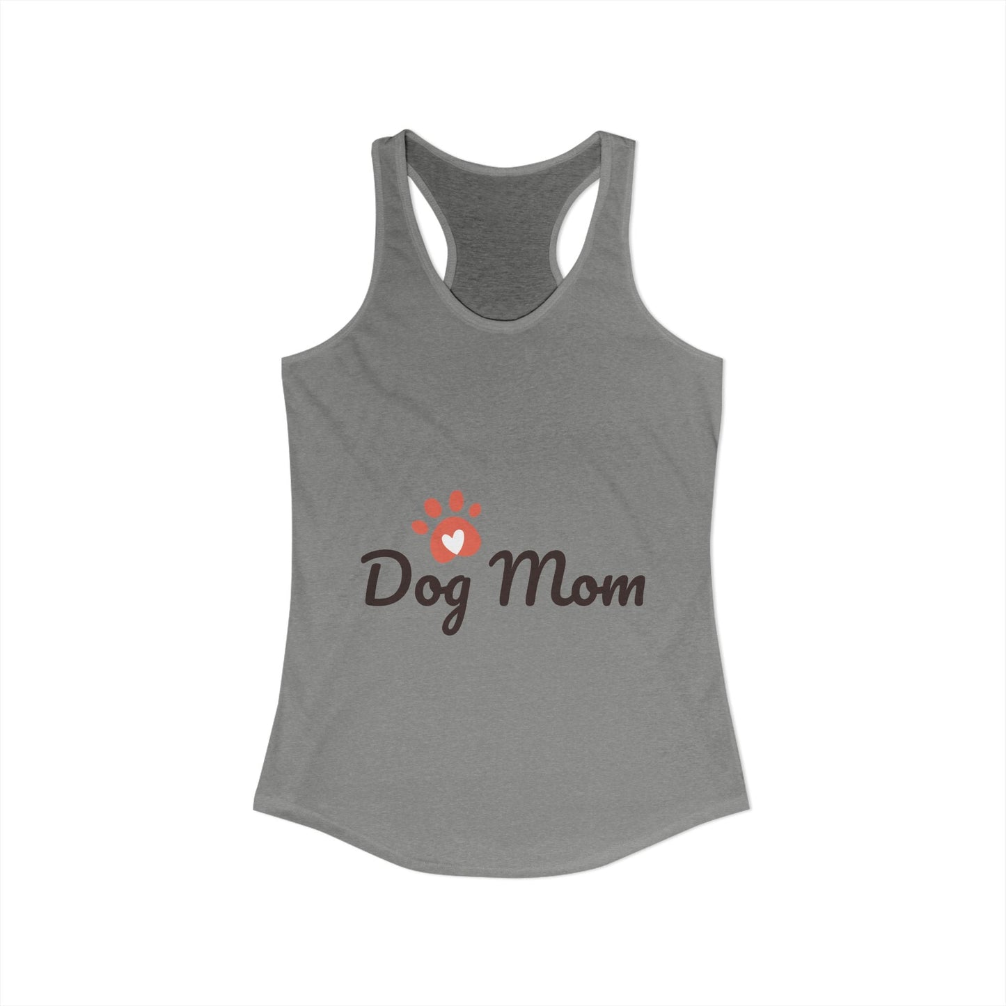Dog Mom Women's Ideal Racerback Tank