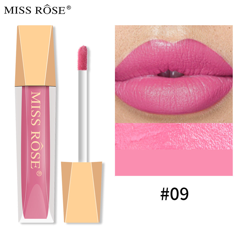 Matte Lip Gloss Liquid Pearlescent Lip Gloss Non Fading Non Stick Cup Velvet Lip Glaze Lipstick