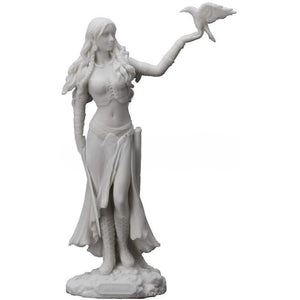 Goddess with Eagle - White