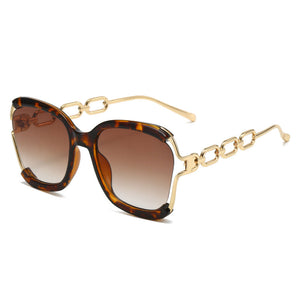 Leopard Pattern Frame Double Tea Pieces