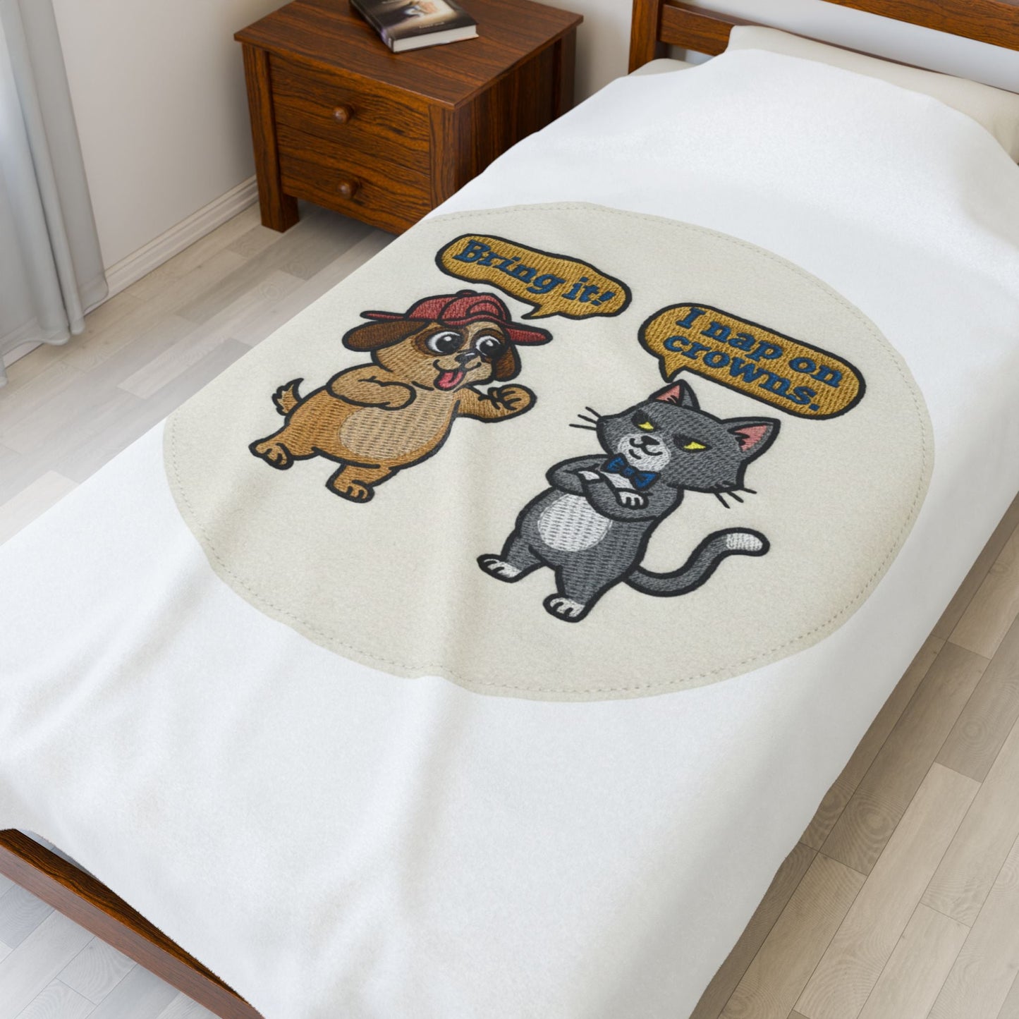 Cooked Beyond Repair cartoon cats, Velveteen Plush Blanket | exhaustion meme, burnout snack