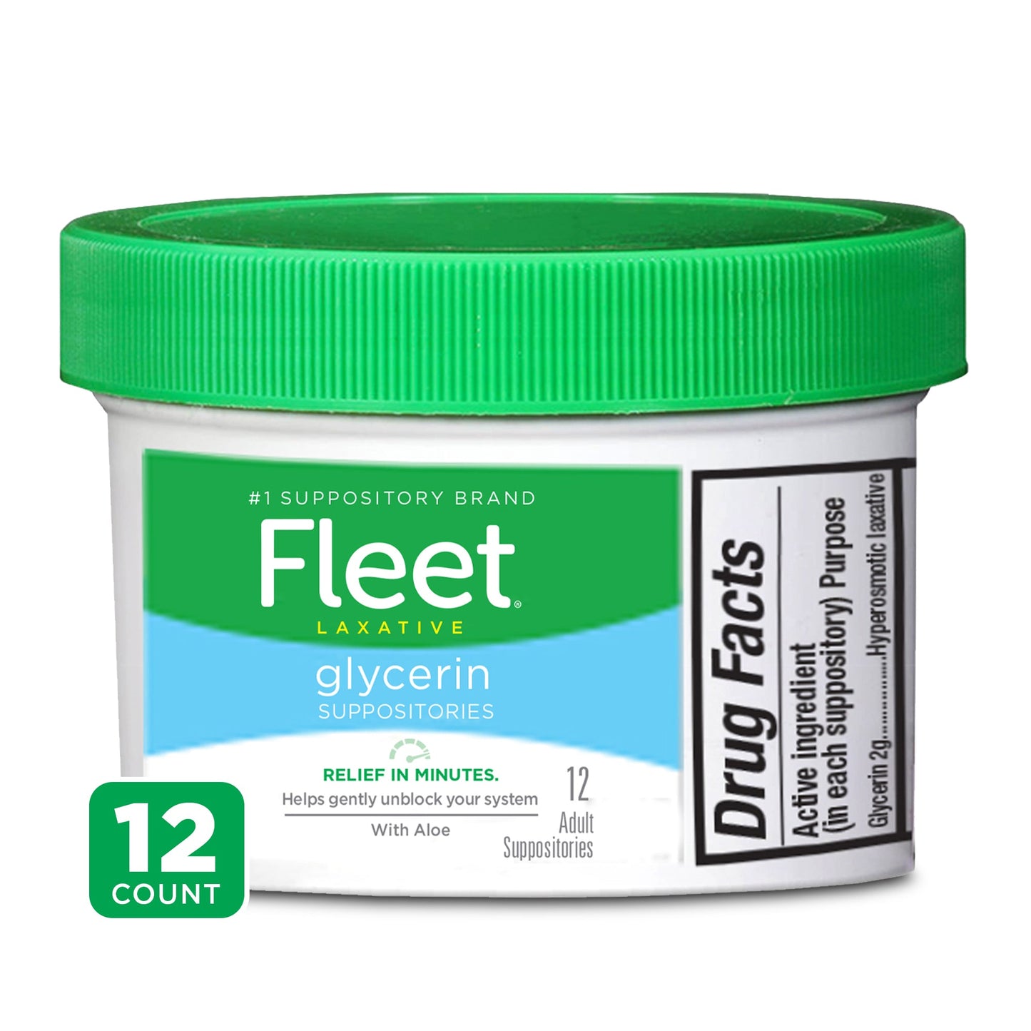 Fleet Laxative Glycerin Suppositories For Adult Constipation